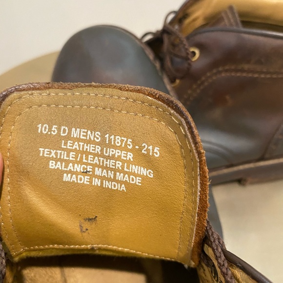 Florsheim FENWAY Plain Toe Chukka Boot Brown Mens Size 10.5 - Picture 13 of 15